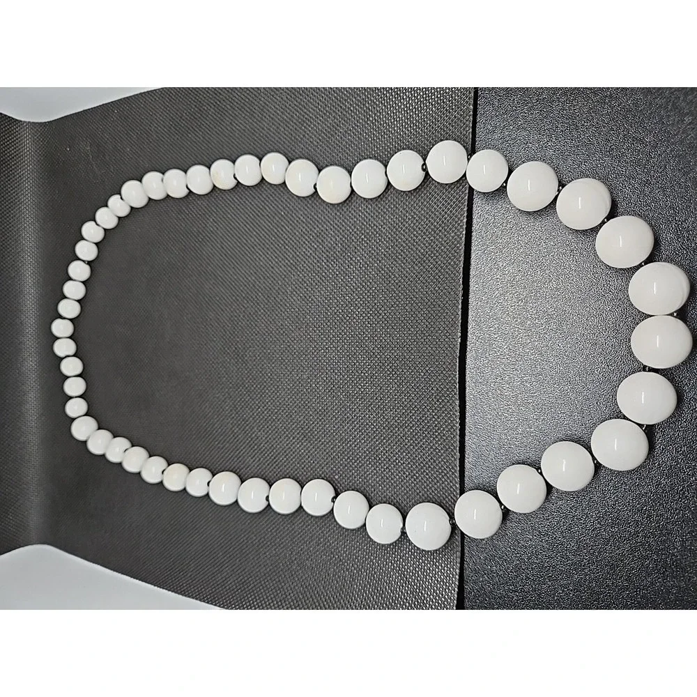 Lot Of 7 Vtg Charming Charlie And Others‎ white elegant necklaces & 1 bracelet